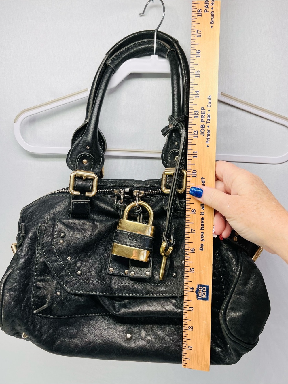 Chloe Black Leather medium Paddington Capsule satchel - Picture 14 of 16